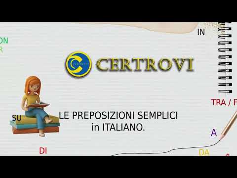 Видео: Італійська мова для початківців/№14/Прості прийменники в італійській мові/Le preposizioni semplici.