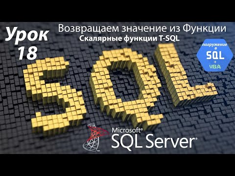 Видео: Погружение в SQL+vba - Курс | Урок 18 | Скалярные Функции. Возврат значения из Функции | SQL+Excel