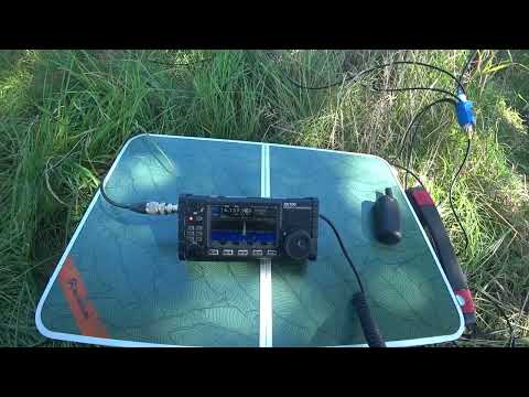 Видео: QRP выезд в поля с трансивером Xiegu X6100
