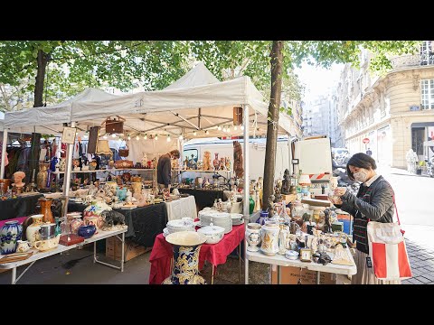 Видео: Покупки на парижском антикварном и блошином рынке / Так много всего можно купить / влог из Парижа