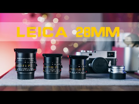 Видео: Сравнение объективов Leica 28 мм | Подробный обзор Summilux, Summicron, Elmarit и Summaron