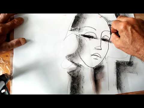 Видео: урок 24       рисуване с креда