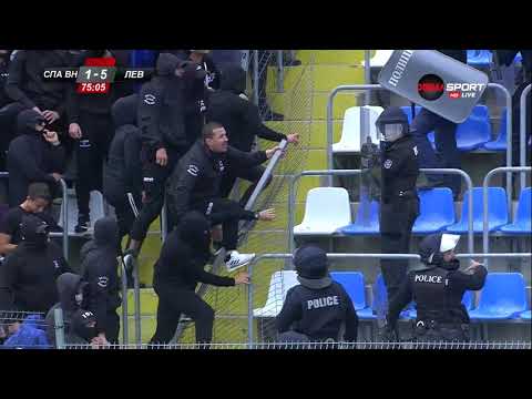 Видео: Ексцесии на Спартак Варна - Левски // Riots on Spartak Varna - Levski 25.09.2019