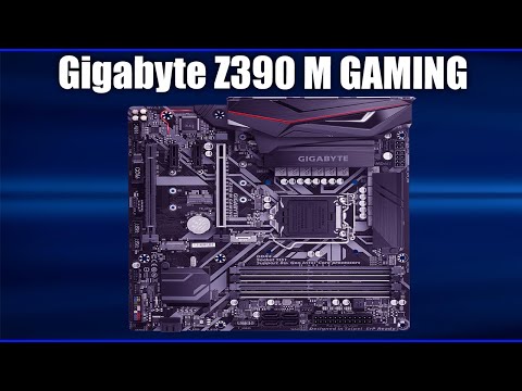 Видео: Материнская плата Gigabyte Z390 M GAMING