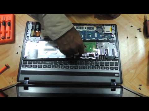 Видео: Замена клавиатуры Acer 5755