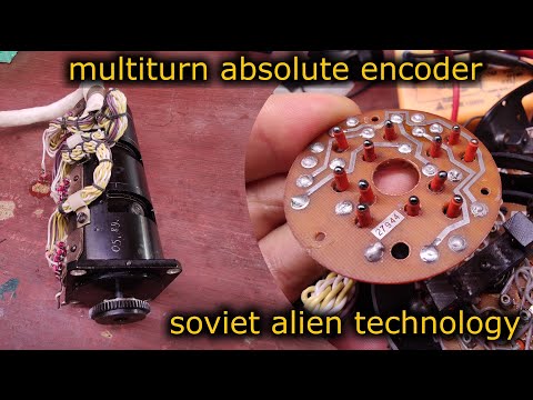 Видео: Разбираю многооборотный абсолютный энкодер из монохроматора