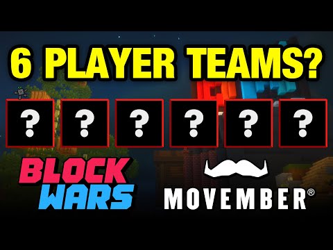 Видео: Анонс и информация о мероприятии Block Wars x Movember!