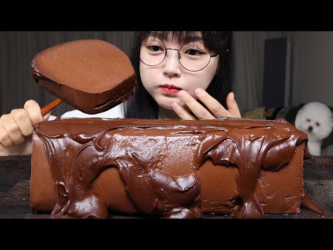 Видео: Слишком сладкий шоколадный пудинг🍫Mukbang ASMR