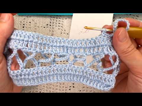 Видео: НУ ООЧЕНЬ Красивый и Простой УЗОР  Вязание  КРЮЧКОМ , crochet beautiful pattern ( узор № 376)