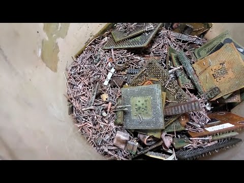 Видео: СМЫВКА ЗОЛОТА с бедного импорта Посылка 4 кг