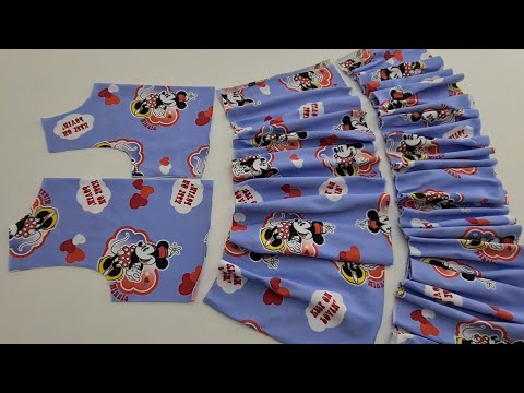 Видео: Как сшить плиссированное платье с рюшами для детей 4-5 лет?