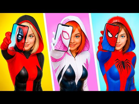 Видео: Супергерой против злодея в школе! 🕷️🃏 Кто победит в вызове?