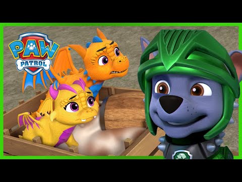 Видео: ПЕС ПАТРУЛ: рицарите спасители: спасяват бебе дракон и още! PAW Patrol Bulgarian карикатури за деца