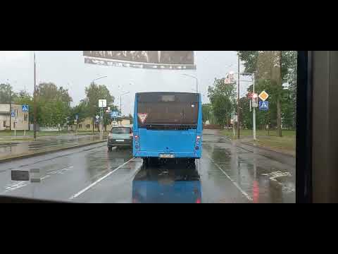 Видео: Брестский автобусный маршрут номер 23Б //Брестоблавтотранс - Берёзовая роща//