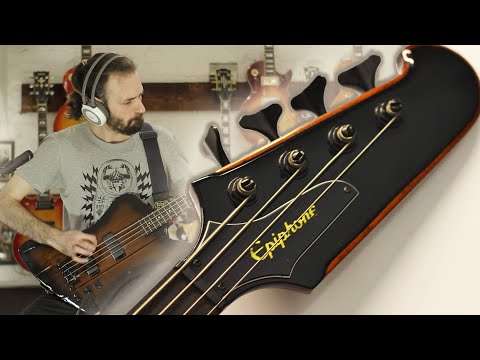 Видео: Обзор Ephiphone Thunderbird IV