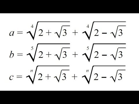 Видео: М1548. Сумма степеней числа и обратного к нему