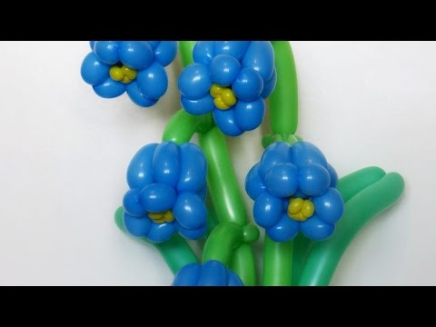 Видео: Колокольчик из шарика / One balloon Bluebell flower