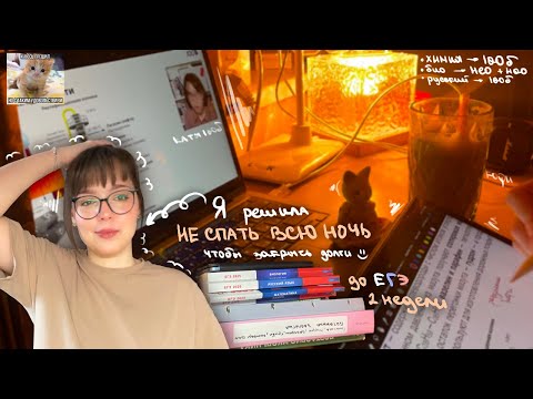Видео: НЕ СПЛЮ ВСЕ НОЧЬ,чтобы закрыть долги | до егэ 2 недели..