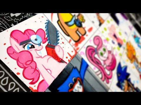 Видео: Рисунок FRIDAY NIGHT FUNKIN MODS ЧАСТЬ 26 - Mommy long legs / Chaos Nightmare - Sonic vs Fleetway