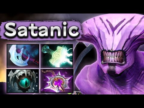 Видео: Сатаник на Войде с 2 тиммейтами из Спирит! - Satanic Faceless Void 7.37 DOTA 2