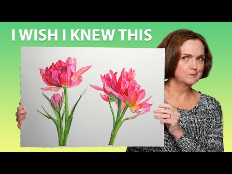 Видео: 5 вещей, которые я хотел бы знать, когда впервые начал рисовать акварелью